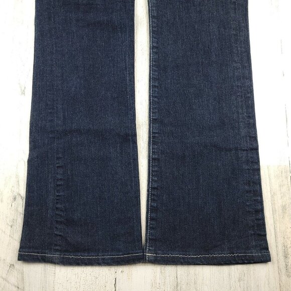 7 for all Mankind Women’s Jeans Bootcut Blue Dark Size 30 (32x31)EUC - Picture 4 of 11